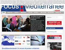 Tablet Screenshot of focusmediterranee.com